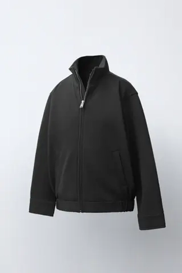 ZARA БОМБЕР COMFORT, МЯГКИЙ СЕРЫЙ