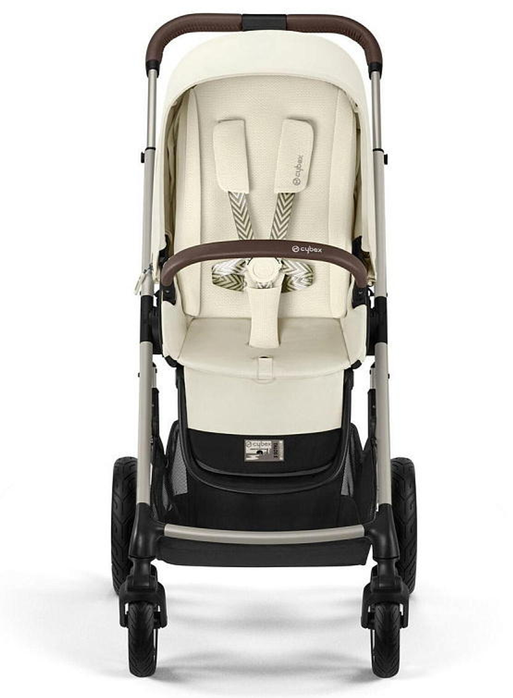 Коляска Cybex Talos S Lux TPE complete 2 в 1 Seashell Beige с дождевиками