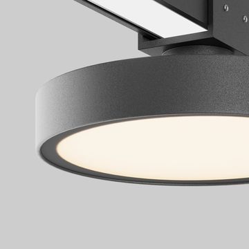 Уличный трековый светильник 12W 3000К O-TR01-1-F-12WB3K чёрный Elasity Zon IP Maytoni