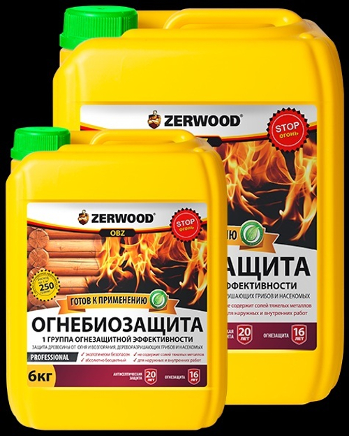 Огнебиозащита  ZERWOOD  ОБЗ ст.защиты 1 канистра  1,2кг (И)