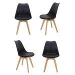 Комплект из 4-х стульев Bradex Home Eames Bon чёрный