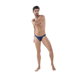 Темно-синие мужские трусы-тонги Latin Lust Thong (Размер: L) (Цвет: темно-синий)