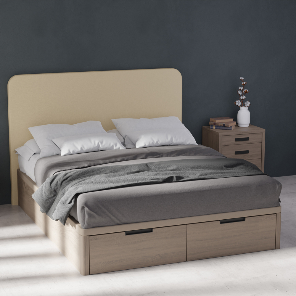 Кровать Drawer/Dreams 160*200 Roble Contorno/Beige Serie 2 - Koala Beds
