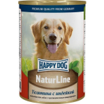 Консервы Happy Dog Хеппи Дог Натуральная линия для собак телятина с индейкой 410 г