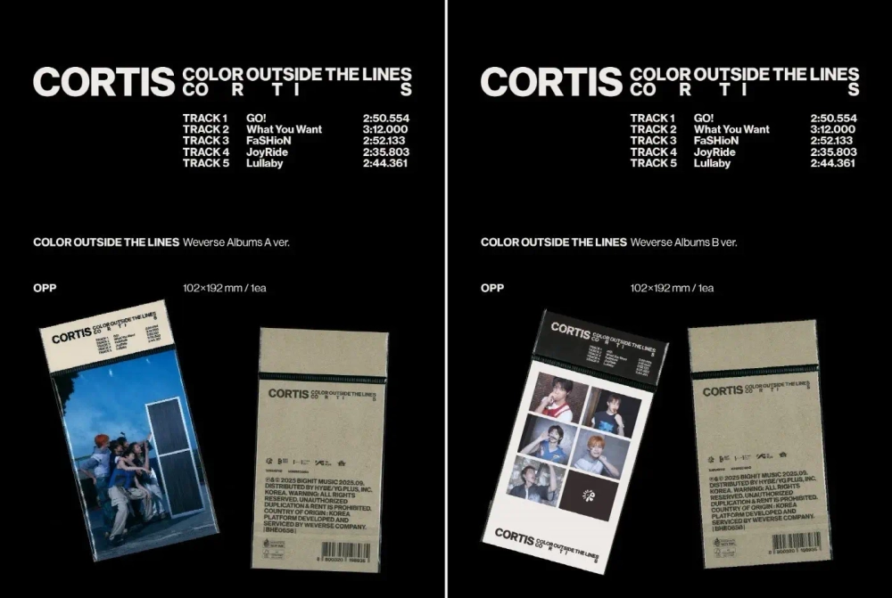 Альбом CORTIS - Color Outside The Lines [Weverse Albums ver.]