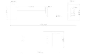 Настенный светодиодный светильник 7W 4000K A2490AP-1BK черный Posterior Arte Lamp