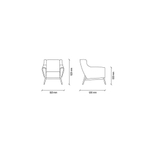 Кресло ENZA HOME NETHA EH54180