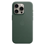 Тканевый чехол с поддержкой MagSafe Apple FineWoven Case для iPhone 15 Pro, Evergreen (Вечнозеленый)