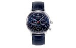 ZEPPELIN Hindenburg Collection Quartz Movement Women"s Watch Blue Dial Stainless Steel Case