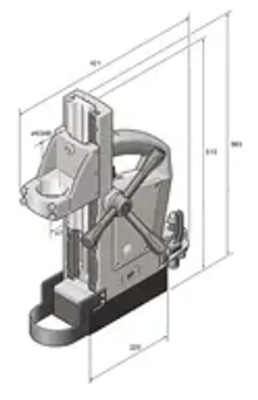 Пневматическая углошлифовальная машина Sumake ST-GD512L7