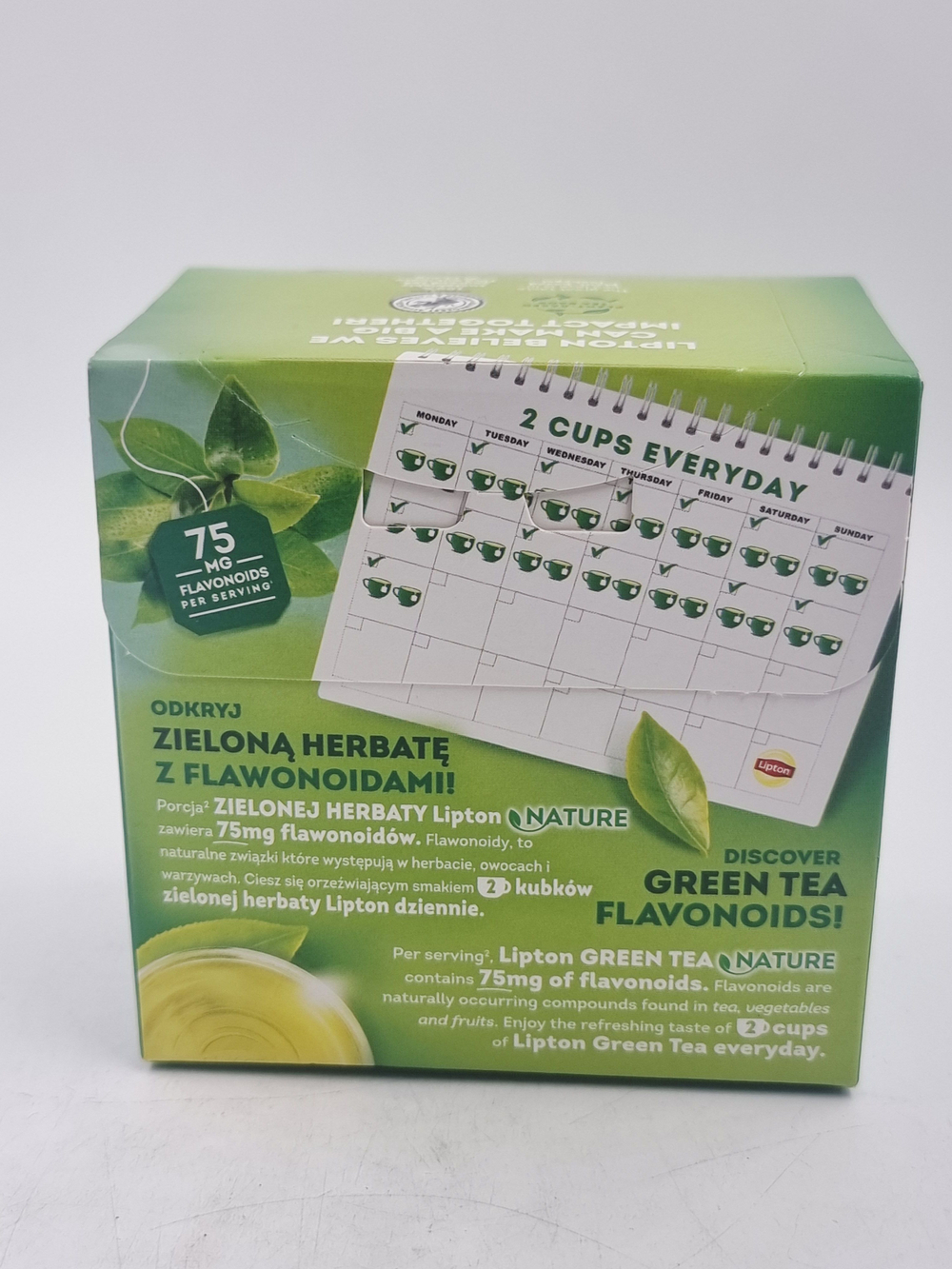 Lipton Чай зеленый Nature, 20 пирамидок, 28 г (из Финляндии)