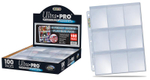 Ultra pro - упаковка листов для папки на кольцах Secure Platinum 9-Pocket Pages