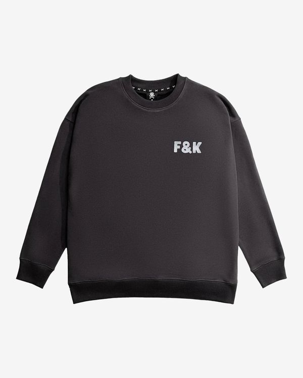 Толстовка F&K темно-серая - фото 1