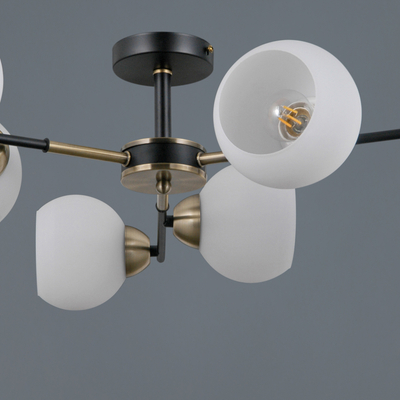 IL0469-6CSQ-24 BK AB LIBRA светильник потолочный ILLUMICO, E27х6