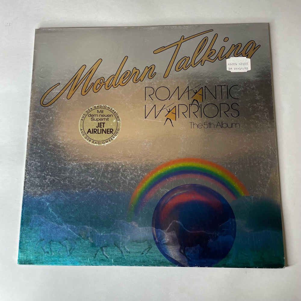 Винтажная виниловая пластинка LP Modern Talking Romantic Warriors, The 5th Album (Германия 1987)