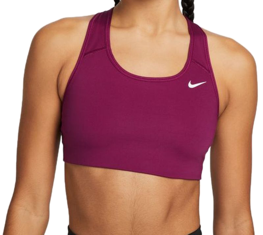 ТОП теннисный Nike Swoosh Bra Non Pad W - sangria/white
