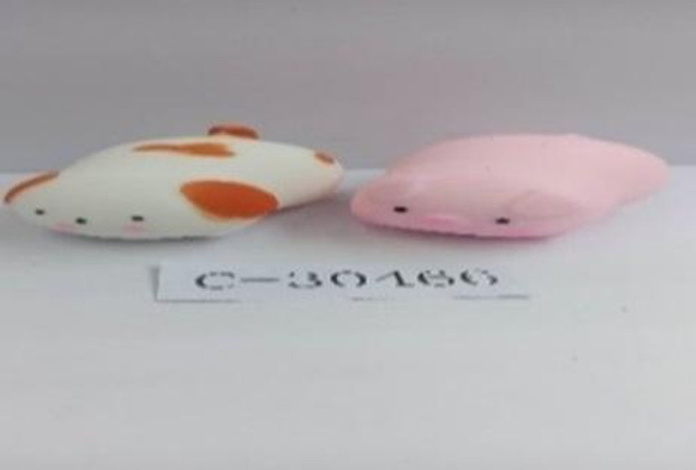 Мякиш Собачка/Свинья 10 см, 2 цвета микс, пакет с-30466