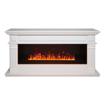 Каминокомплект Real Flame Islandia CST1000 WT с очагом 3D Cassette 1000 Black Panel