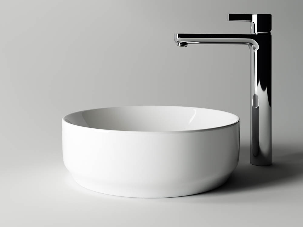 Умывальник чаша накладная круглая Ceramicanova Элемент (Element) 350x350x120мм CN6005