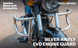 Дуги безопасности Royal Enfield, хромированные, тип "AIR FLY EVO", арт. KXA00004