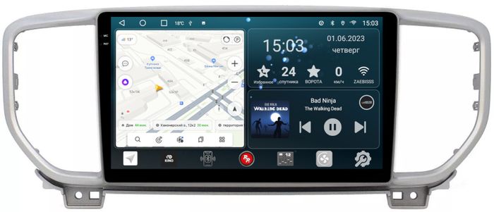 Магнитола для KIA Sportage 2018-2021 - RedPower 274 Android 10, Быстрая, QLED+2K, CarPlay, SIM-слот