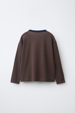 ZARA ПИЖАМА В ПОЛОСКУ, КОРИЧНЕВЫЙ
