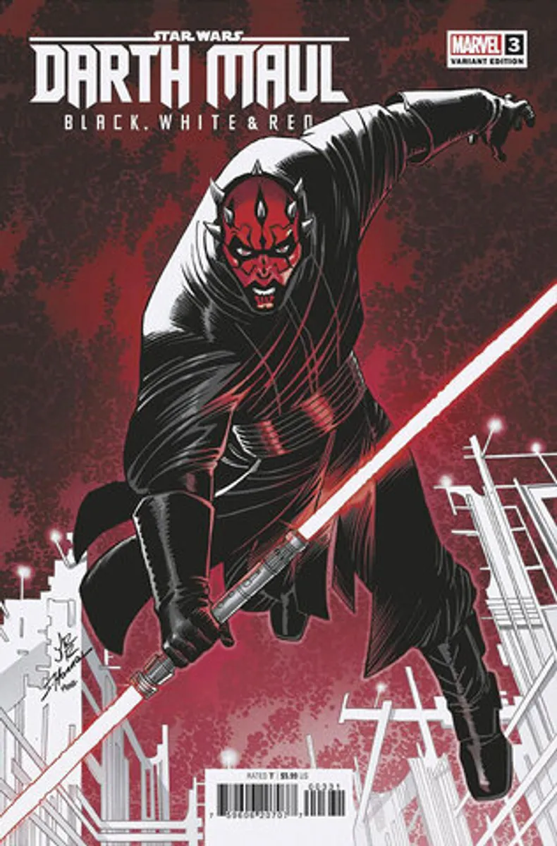 Star Wars Darth Maul Black White & Red #3 (Cover C)