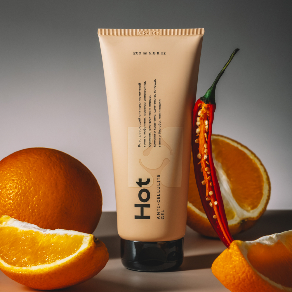 3D Slim Cosmetics Hot Антицеллюлитный гель 200мл разогревающий
