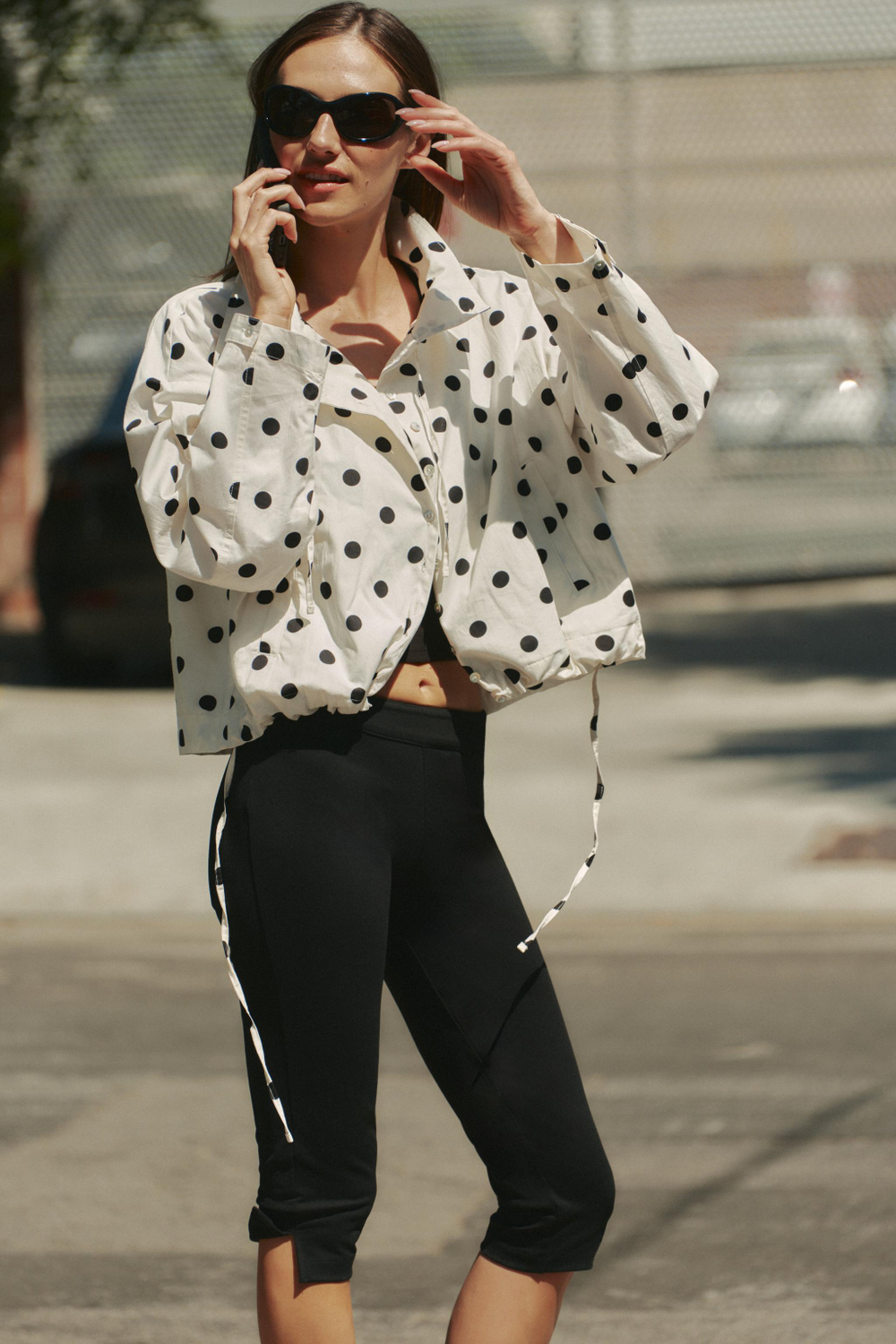 КУРТКА В ГОРОШЕК — ZARA