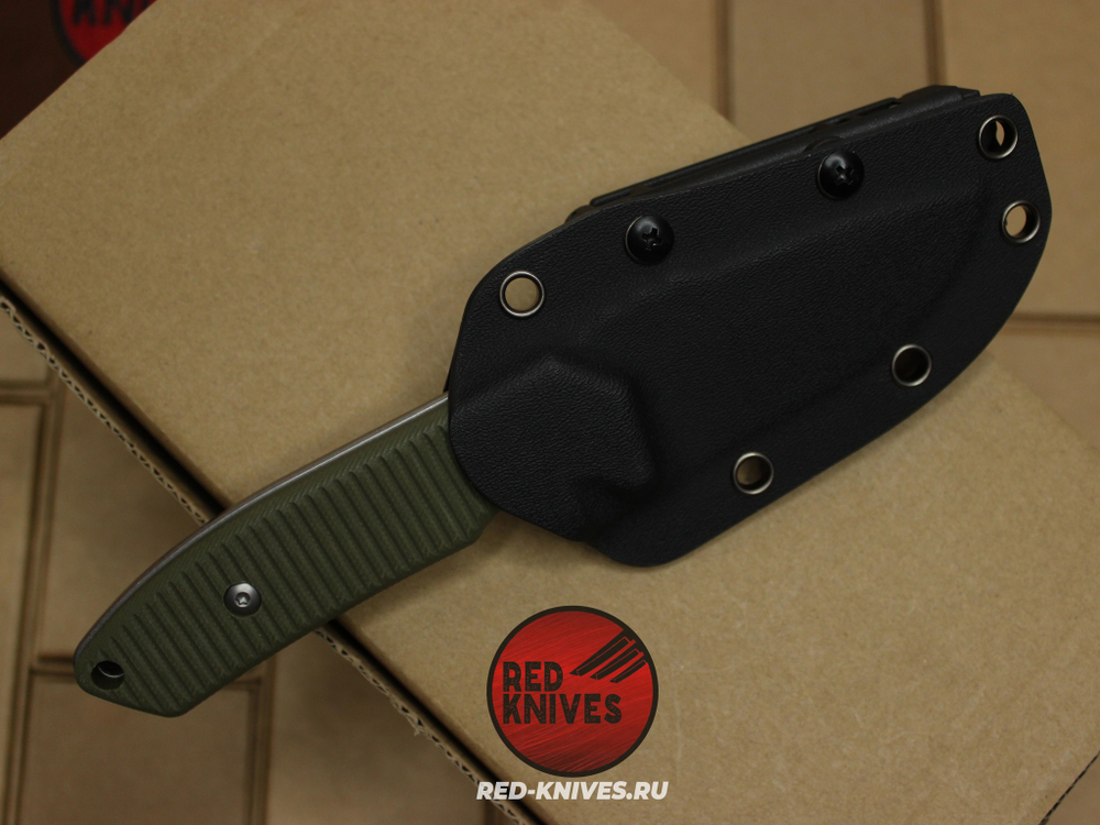Нож фикс Wilderness - рукоять зеленый G10