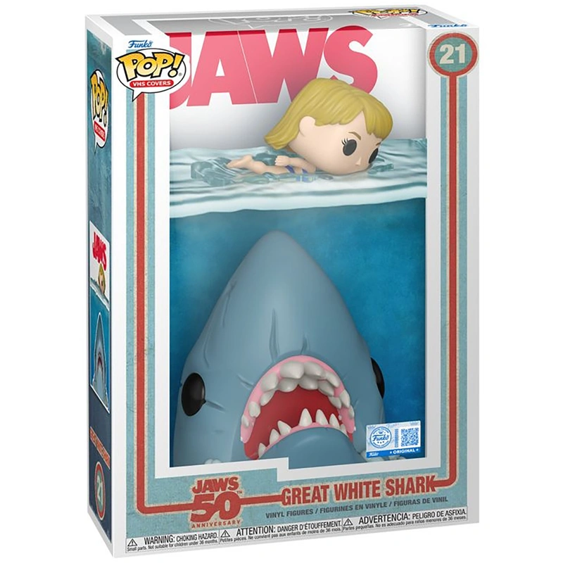 Funko POP! VHS Covers Jaws 50th: Great White Shark (21)