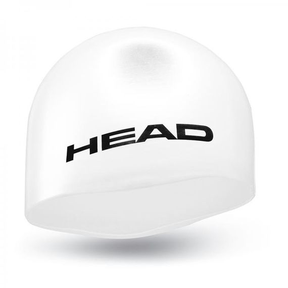 Шапочка силиконовая Head Silicone Moulded белая объемная