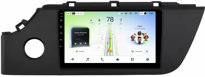 Магнитола для KIA Rio 4, Rio X 2020-2022, Solaris KRS/KRX 2024+ - Teyes CC4L-DTS монитор 9" IPS, Android 14, Быстрая, Snapdragon 662, CarPlay, 4G SIM-слот
