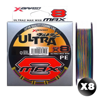 Плетенка YGK X-Braid Ultra Max WX8 (150м)