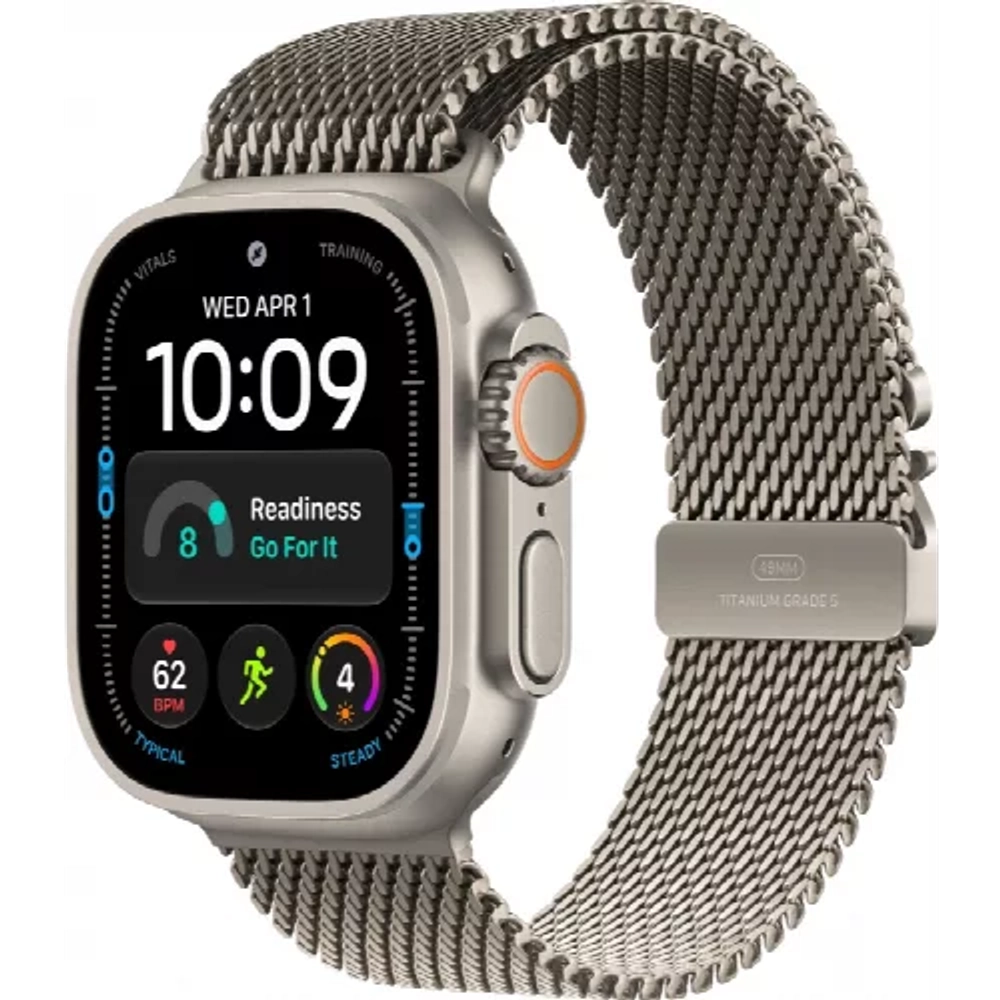 Смарт-часы Apple Watch Ultra 4 49 mm Natural Titanium case | ремешок Milanese Loop | Natural, M