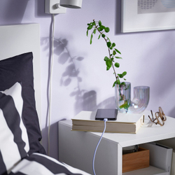 IKEA SITTBRUNN  (ИКЕА СИТТБРУНН)  -  Кабель USB-A/USB-C - сиреневый 1.0 м
