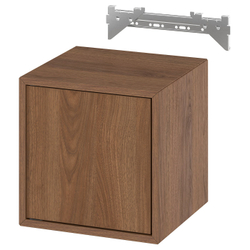 IKEA EKET  (ИКЕА ЕКЕТ)  -  Шкаф настенный 1 дверца - орех 35x35x35 см
