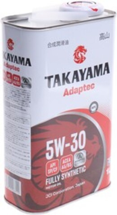 Масло моторное Takayama Adaptec 5W-30 A5/B5 SP/CF 1л (металл) Takayama 322126