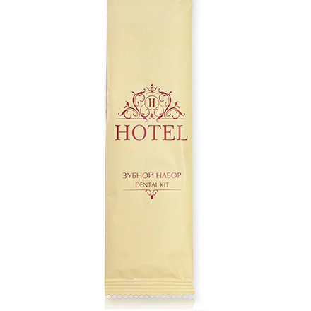 Зубной набор "Hotel", в картоне (зубная щетка +зубная паста в САШЕ 3г.)/200шт