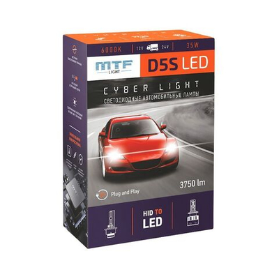 Светодиодные лампы MTF Light D5S Cyber Light 6000K