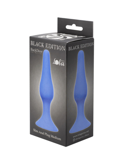 Анальная пробка Slim Anal Plug Medium Blue 4206-02Lola