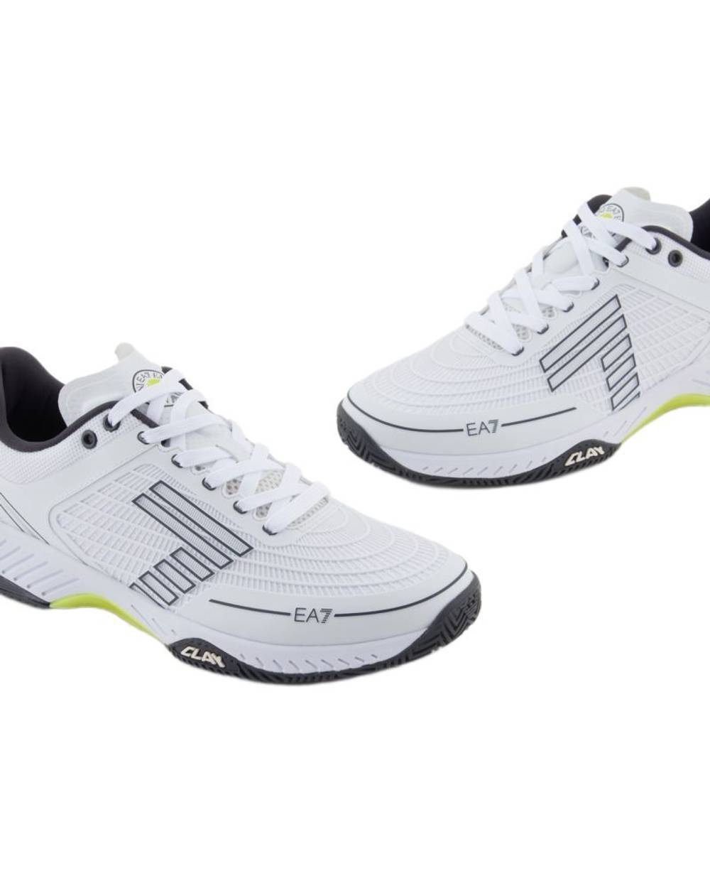 Мужские кроссовки теннисные EA7 Unisex Woven Sneaker Clay - white/asphalt