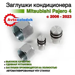 Заглушки трубок кондиционера Pajero 4