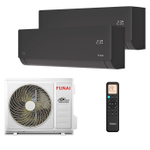 Мультисплит система на 2 комнаты Funai RAM-I-SNN30HP.W02/S + RAM-I-SNN35HP.W02/S / RAM-I-2SKG50HP.02/U