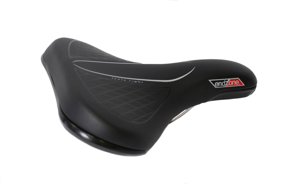 Седло комфорт 260х216мм VL-6362 эластомер. черное END ZONE VELO