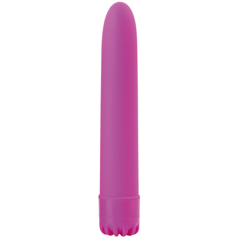 Пурпурный классический вибратор CLASSIC VIBE PURPLE LARGE - 20 см. (Цвет: фиолетовый)