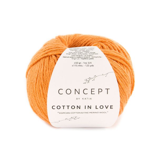 Пряжа Katia (Катя) Cotton in Love / уп.10 мот. по 50 г, 115 м, 2