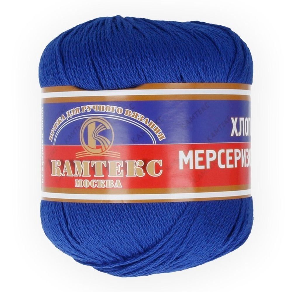 Пряжа Камтекс Хлопок мерсеризованный / уп.10 мот. по 50 г, 200 м, цв.019 василек Пряжа Камтекс Хлопок мерсеризованный / уп.10 мот. по 50 г, 200 м, цв.019 василек