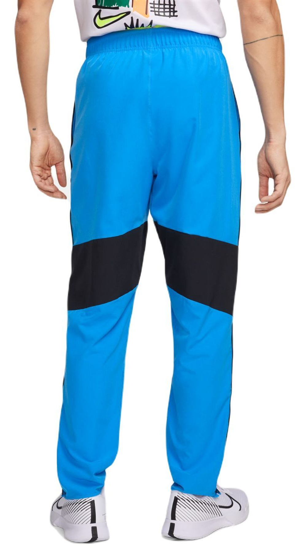 Теннисные брюки Nike Court Advantage Dri-Fit Tennis Pants - light photo blue/black/white