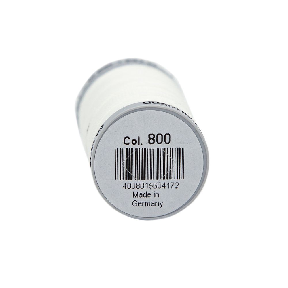 Нитки суперкрепкие Gutermann Extra Strong M782 №40 (100 метров), 5 кат. | _800 белый (Arta 001)